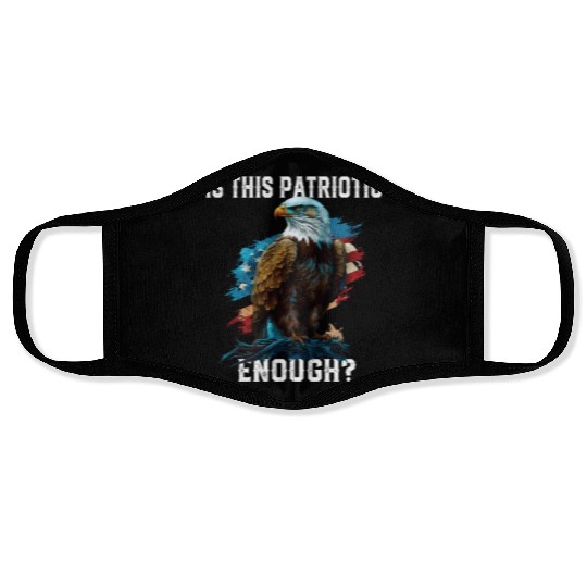 Is This Patriotic Enough American Bald Eagle Face Masks