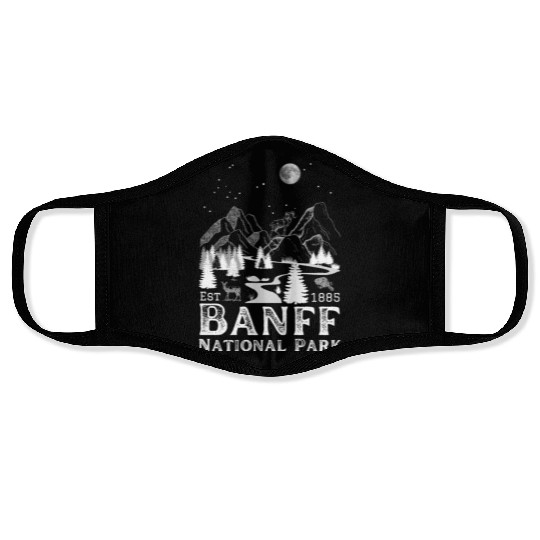 Banff National Park 1885 Face Masks