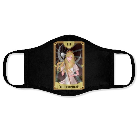 Anime Tarot Card The Empress Face Masks