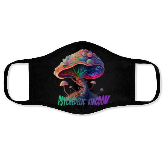 Psychedelic Mushroom Face Masks