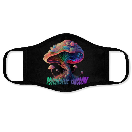 Psychedelic Mushroom Face Masks