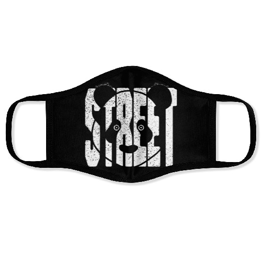 Panda Street Warrior Face Masks