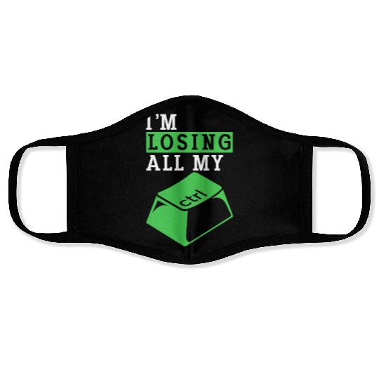 Cyber Security Computer Key Software Engineer Face Masks