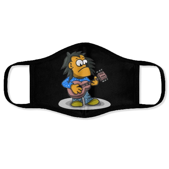 guitar player 2164356 Face Masks