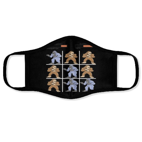 Tic Tac Toe Sasquatch vs. Yeti Face Masks