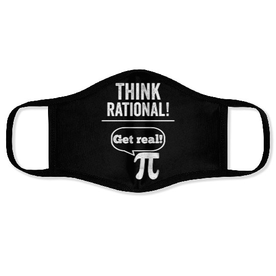 Think Rational Pi Day 2023 Math Geek Face Masks