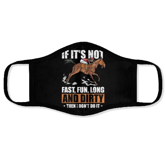 Horse Riding Funny Endurance Riding Face Masks