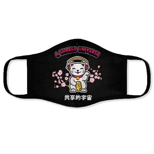 A Shared Universe Lucky Cat Face Masks