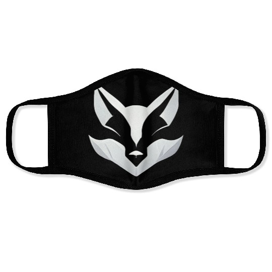 Bad Fox Geometric Face Masks