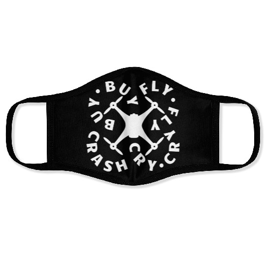 Drone Flying Pilot Buy Fly Crash Cry Camera FPV Face Masks