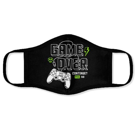 Game Over for Gamers Face Masks