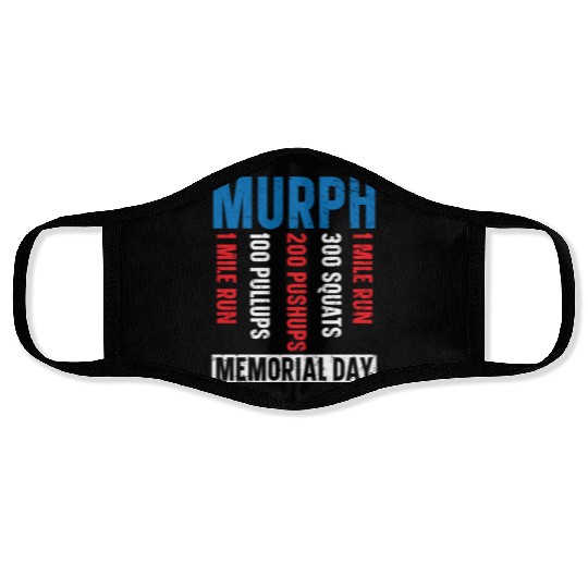 Patriotic Veteran USA Flag American Memorial Day Face Masks