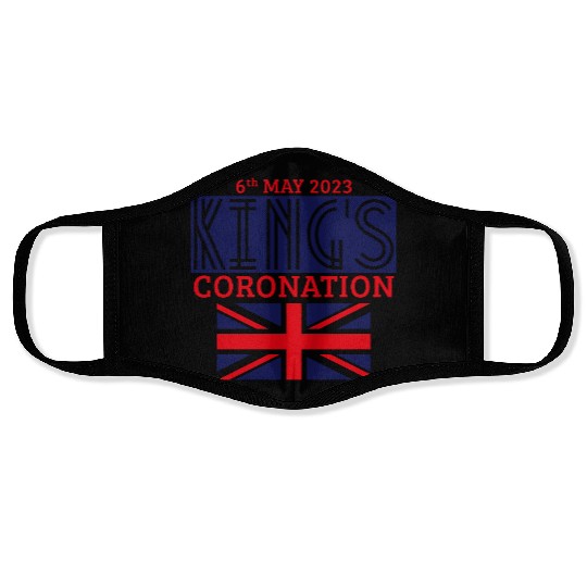 King’s Coronation, 6th May 2023 (Navy) Face Masks