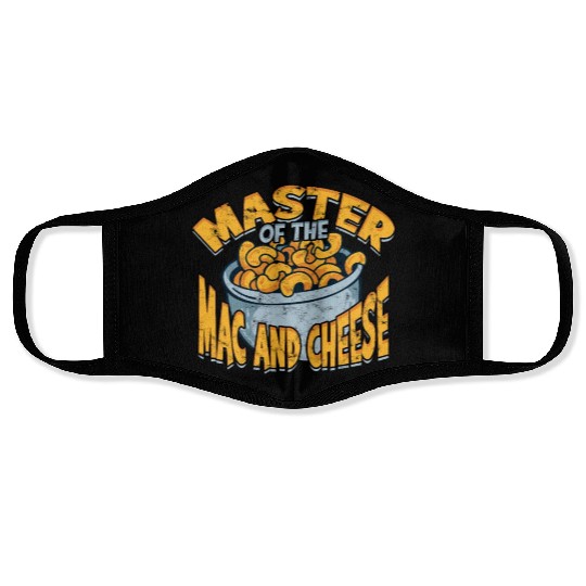 Mac N' Cheese Taster Pasta Food Macaroni Face Masks