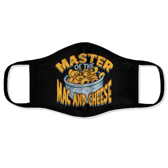 Mac N' Cheese Taster Pasta Food Macaroni Face Masks