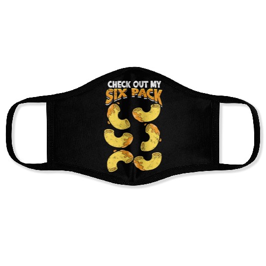 Mac N' Cheese Taster Pasta Food Macaroni Face Masks