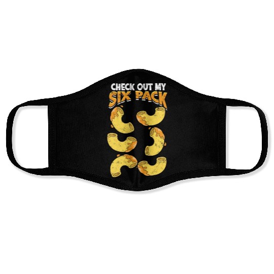 Mac N' Cheese Taster Pasta Food Macaroni Face Masks