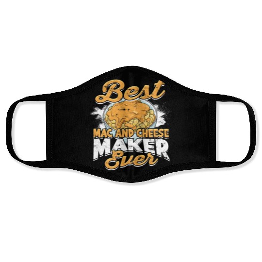 Mac N' Cheese Taster Pasta Food Macaroni Face Masks