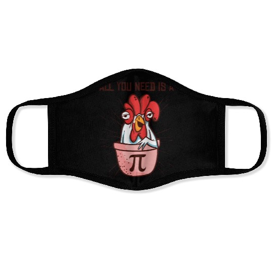 Pi Day Math Pie Chicken Pot Pi Number Face Masks