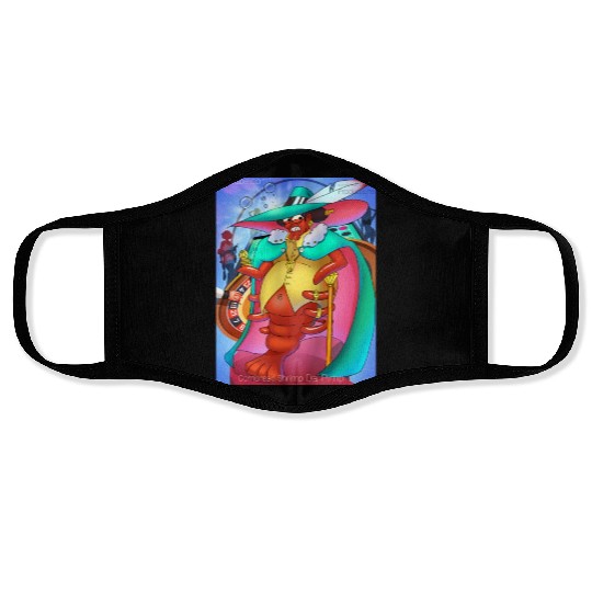 Cornbread Shrimp Da' Pimp Face Masks