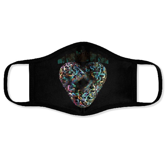 how love paint our world Face Masks