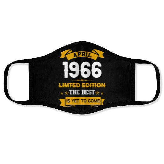 April 1966 Birthday Surprise Face Masks