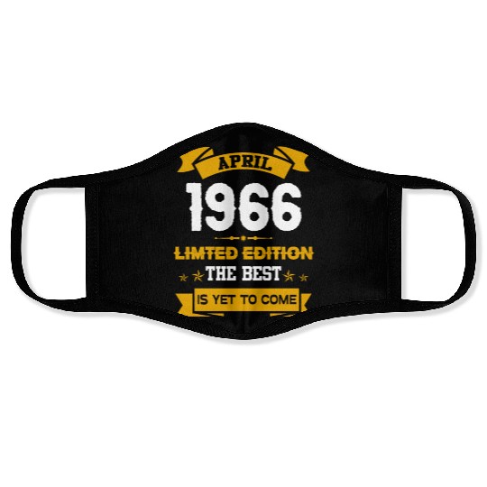 April 1966 Birthday Surprise Face Masks