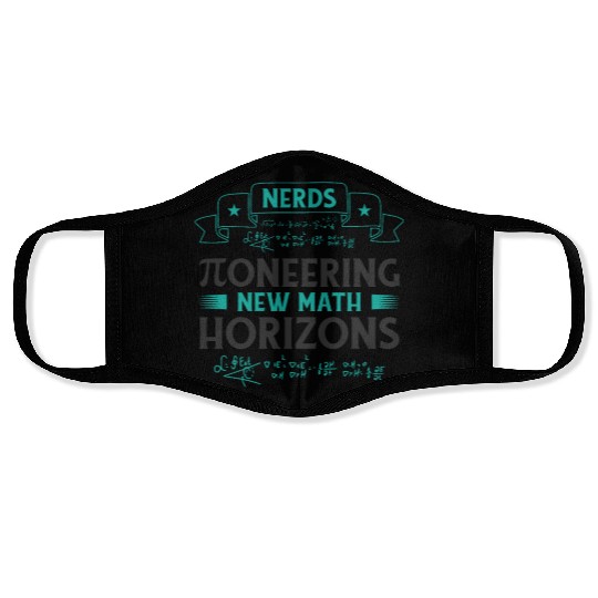 Pi Day Nerd Pi Symbol Number Nerdy Mathematics Face Masks