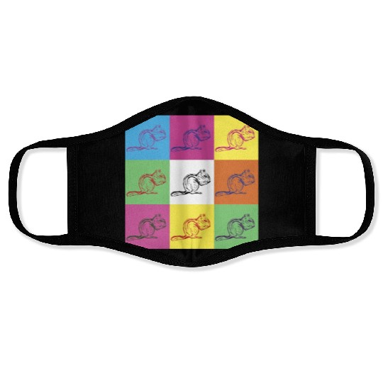 Squirrel Design Face Masks