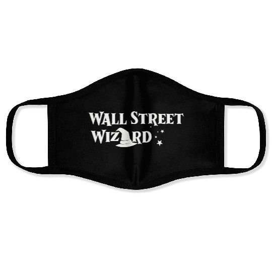 Wall Street Wizard Face Masks