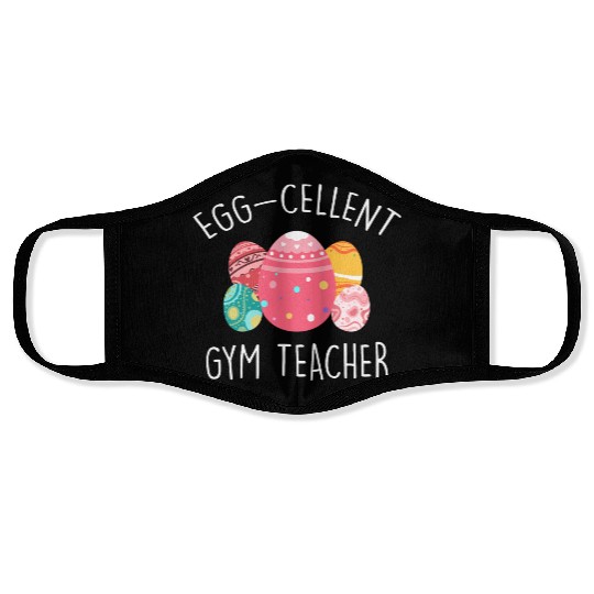 Egg-Cellent Gym Teacher Face Masks
