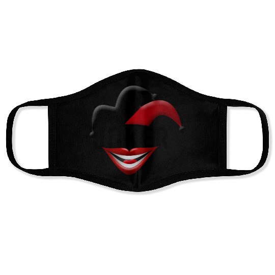 Joker in Red and Black Face Masks