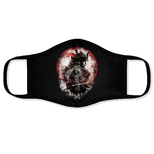 Japanese Samurai Honor Face Masks