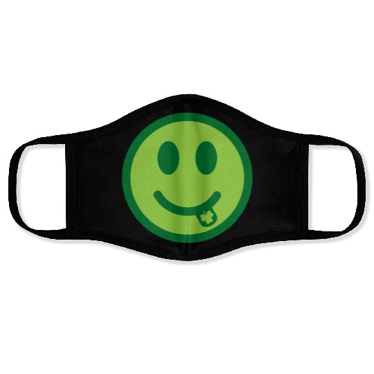 st patricks day - funny Face Masks