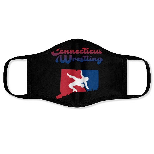 Connecticut Wrestling Face Masks
