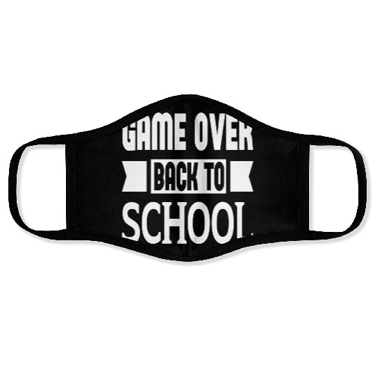 Game Over Back To School Face Masks