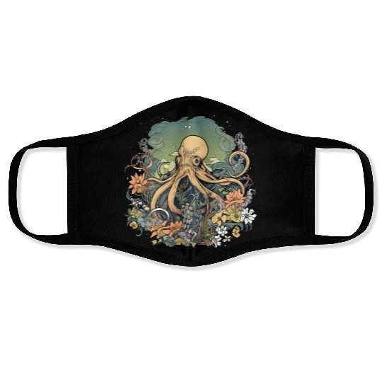 Octopus Garden Face Masks