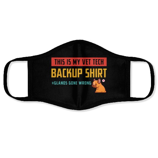 This Is My Vet Tech Face Masks