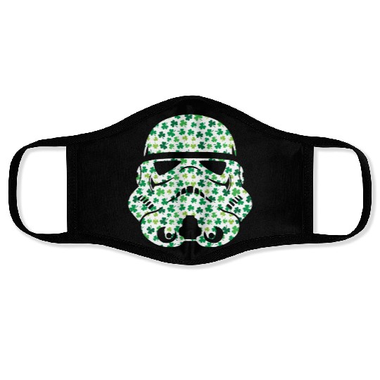 Stormtrooper Saint Patricks Day Face Masks
