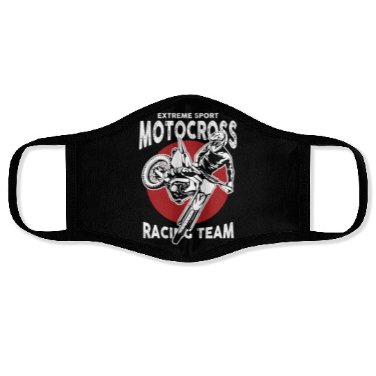Motocross Racing Team Face Masks