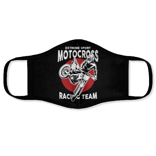 Motocross Racing Team Face Masks