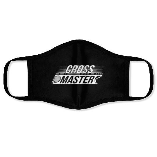 Tennis Art Cross Master Tennis Player Gifts Face Masks
