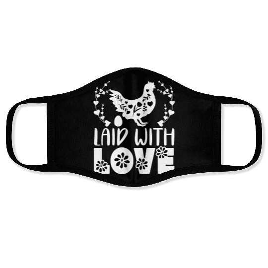 Chicken Farmer Chicken Whisperer Farm Animal Face Masks