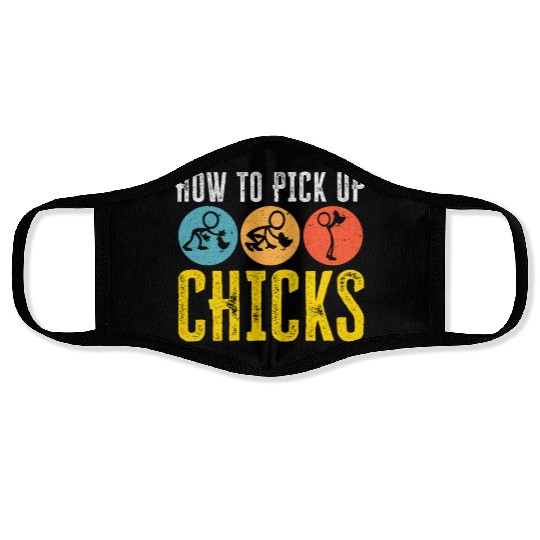 Chicken Farmer Chicken Whisperer Farm Animal Face Masks