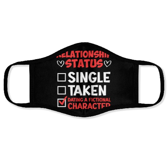 Relationship status dating fictional character Face Masks