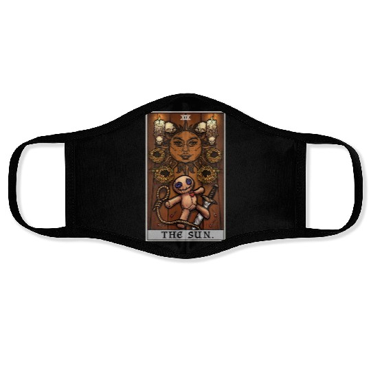 The Sun Terror Tarot Edition Face Masks