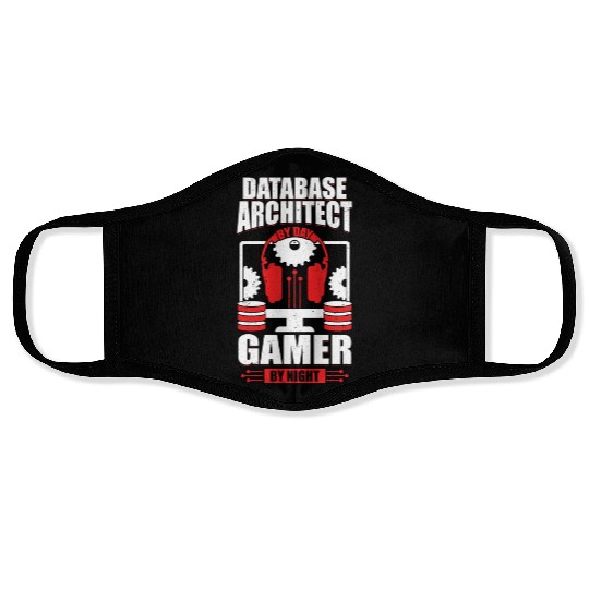 Data Architecture Database Architect Gamer Gift Face Masks