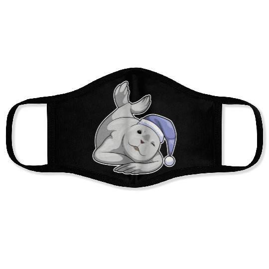 Seal Sleeping Nightcap Face Masks