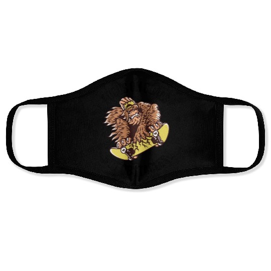 Motivational Quote Streetwear Clothing Face Masks