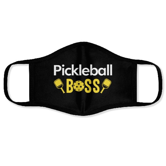 Pickleball Boss Face Masks